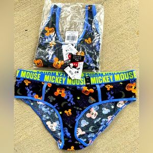 Torrid 1x Mickey Mouse Halloween Panty and Bralette Set